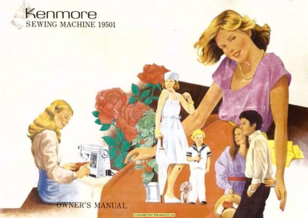 Kenmore 385.1950180 - 385.1950280 Sewing Machine Manual