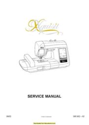 Elna 9010 Xquisit Sewing Machine Service-Parts Manual
