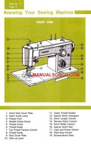 Kenmore 158.17570-17571-17572 Sewing Machine Instruction Manual