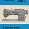 Pfaff 238-238-0 Sewing Machine Instruction-Service Manual