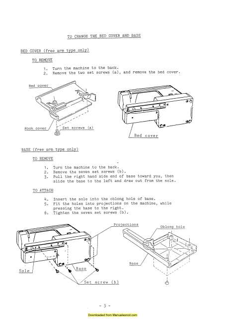 menneskelige ressourcer forvridning kig ind Elna 1010 Sewing Machine Service-Parts Manual