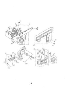 Elna 1010 Sewing Machine Service-Parts Manual