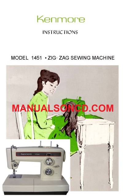 Kenmore 158.16410 Sewing Machine Instruction Manual  Sewing machine  instruction manuals, Sewing machine instructions, Sewing machine manuals