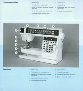 Elna 7000 Electronic Sewing Machine Instruction Manual