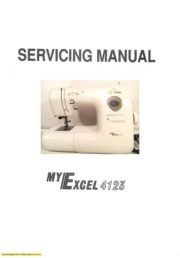 Janome 4123 Sewing Machine Service-Parts Manual