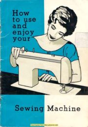Jones 1681 Sewing Machine Instruction Manual