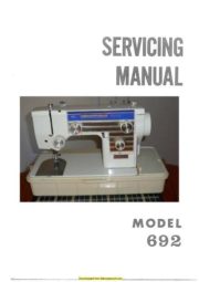 Janome 692 Sewing Machine Service-Parts Manual