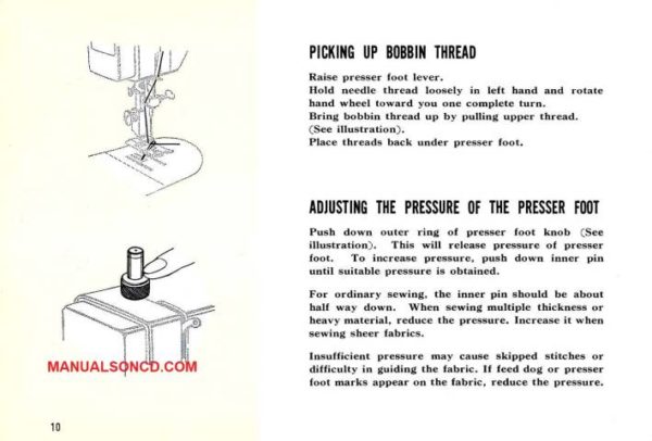 Kenmore 158.13010 - 158.13011 Sewing Machine Instruction Manual