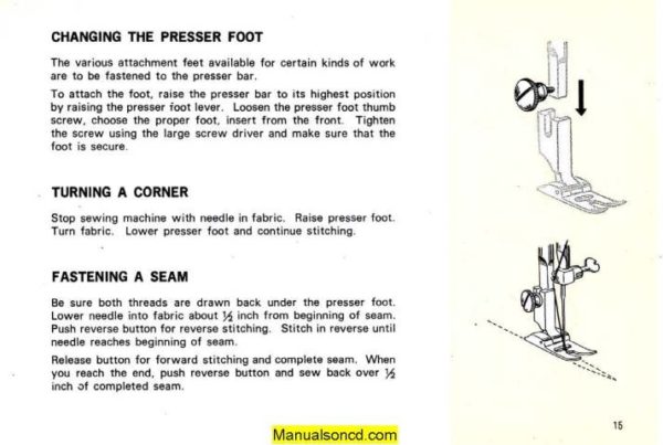 Kenmore 158.13040 - 158.13041 Sewing Machine Manual