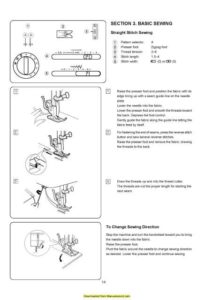 Janome 415 Sewing Machine Instruction Manual