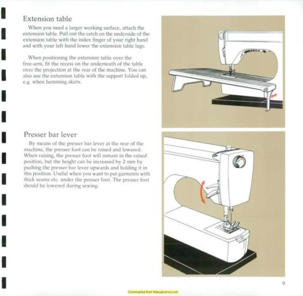 Viking 6270 Sewing Machine Instruction Manual