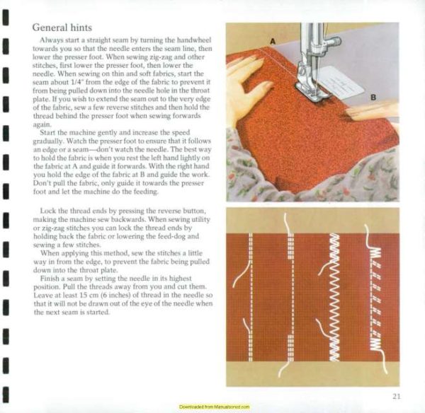 Viking 6270 Sewing Machine Instruction Manual
