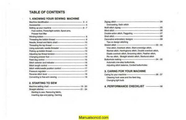 Singer 2623 Quantum Sewing Machine Instruction Manual