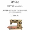 Singer 401-401A Sewing Machine Service-Parts Manual