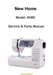 New Home NH60 Sewing Machine Service-Parts Manual