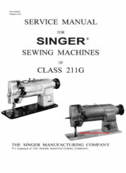 Singer 211G Service Manual