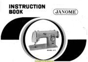 Janome 574 Sewing Machine Instruction Manual