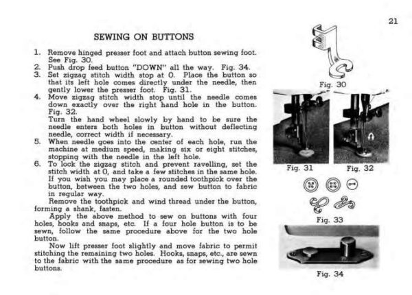 Domestic 164 Sewing Machine Instruction Manual