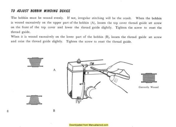 New Home 888 Sewing Machine Instruction Manual