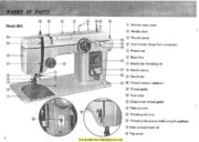 New Home Janome 613 804 Sewing Machine Instruction Manual