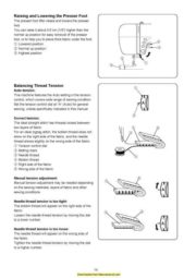 Janome 7360 Magnolia Sewing Machine Instruction Manual