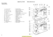 Janome New Home L352 L353 Sewing Machine Instruction Manual