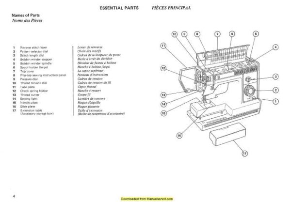 Janome New Home K-150 Sewing Machine Instruction Manual