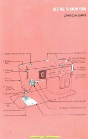Singer 418 Stylist Sewing Machine Instruction Manual