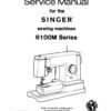 Singer 6105 Sewing Machine Service Manual