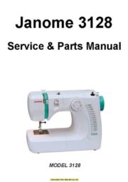 Janome 3128 Sewing Machine Service-Parts Manual