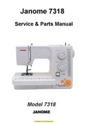 Janome 7318 Magnolia Sewing Machine Service-Parts Manual