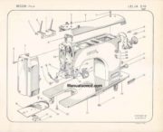 Necchi 510-512-814 Sewing Machine Parts Manual