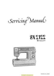Janome SX2122 Sewing Machine Service-Parts Manual