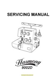 Janome 9002D Sewing Machine Service-Parts Manual