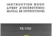 Janome TS 1722 Sewing Machine Instruction Manual