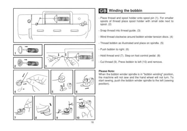 Singer 2932 Sewing Machine Instruction Manual