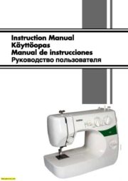 Brother X-3 Sewing Machine Instruction Manual