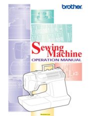 Brother CS8072 Sewing Machine Instruction Manual