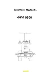 Elna 9900 Sewing Machine Service-Parts Manual