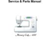Janome 4800 Memory Craft Sewing Machine Service-Parts Manual
