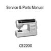 Janome New Home CE2200 Sewing Machine Service-Parts Manual