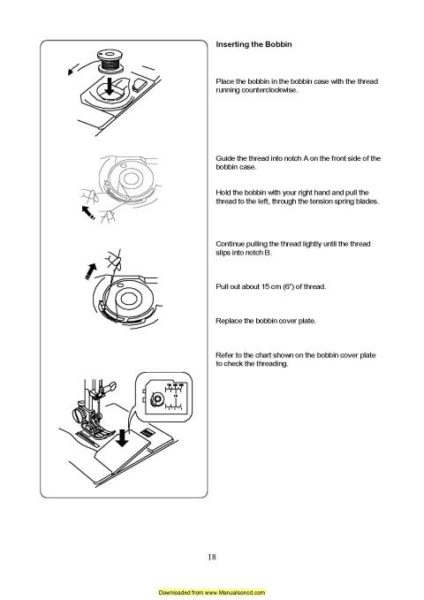 Elna 6001 Sewing Machine Instruction Manual