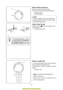 Janome 15822 Sewing Machine Instruction Manual