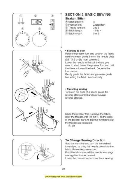 Janome 15822 Hello Kitty Sewing Machine Instruction Manual