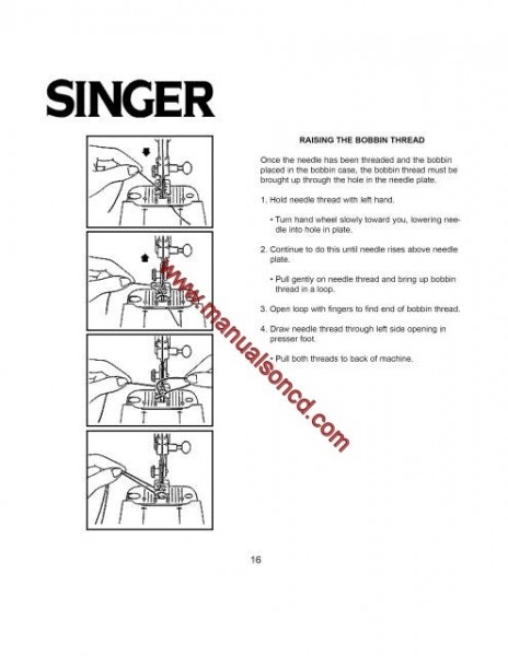 Singer 9022 Sewing Machine Instruction Manual pdf