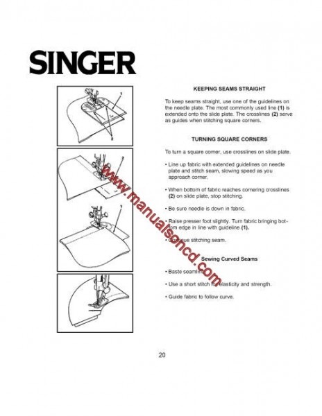 Singer 9022 Sewing Machine Instruction Manual pdf