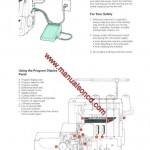 Elna 744 Sewing Machine Manual OverLock Instructions