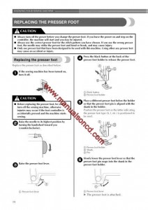 Brother LX3125 Sewing Machine Instruction Manual