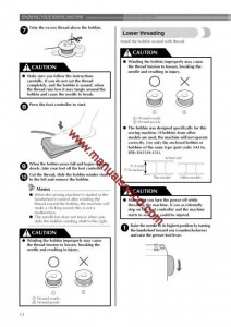 Brother LX3125 Sewing Machine Instruction Manual