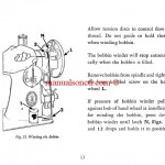 Singer 201 Sewing Machine Instruction Manual